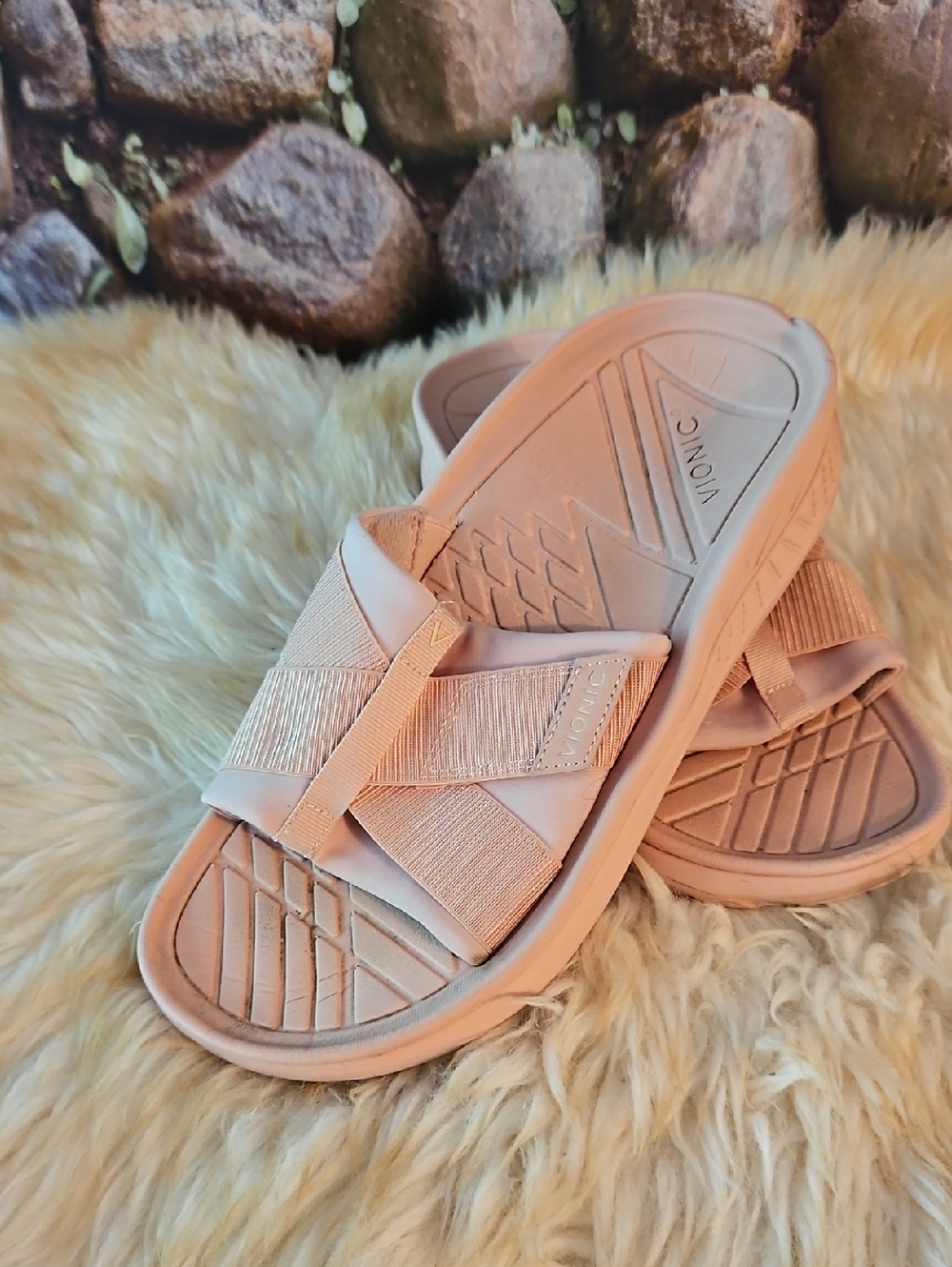 Vionic Women's Blush Slip-On Comfort Sandal